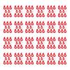Forehead Decal Stickers for Kids Red Blue Washable Waterproof Face Tattoos for Cosplay Performances Flame Wave Designs Sticker