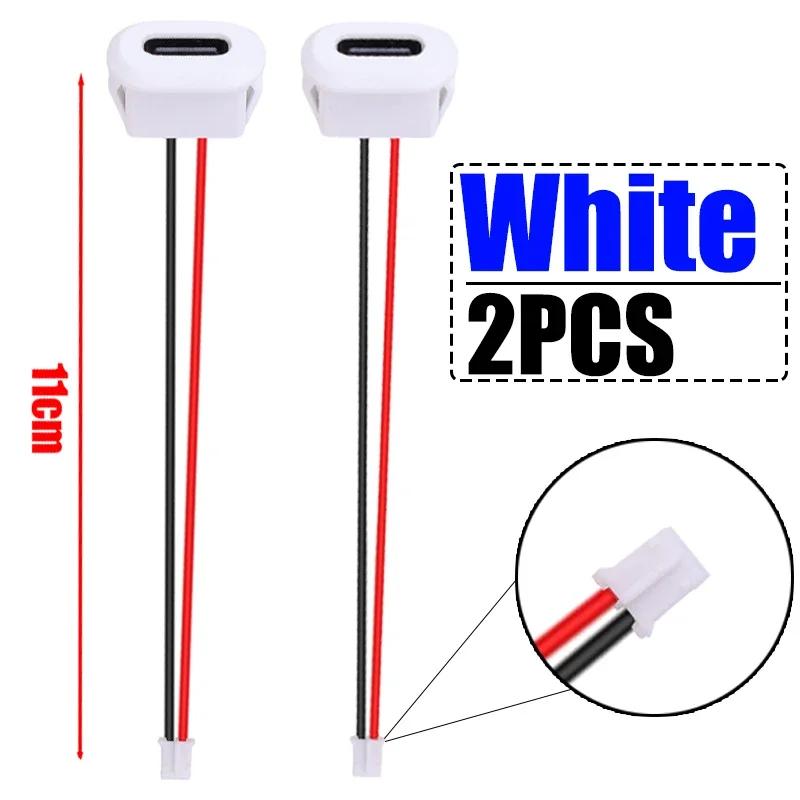 

Type-C Female 2-Pin USB Connector Waterproof Female Socket Quick Charge Jack Type-C USB-C Charger Plug Accessories 2/4/6PCS