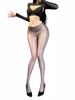 Pantaloni a Tubo Sexy da Cameriera Donna Trasparenti Sottili Lucidi Effetto Olio Leggings Modellanti Elastici per Fianchi e Gambe Taglie Forti