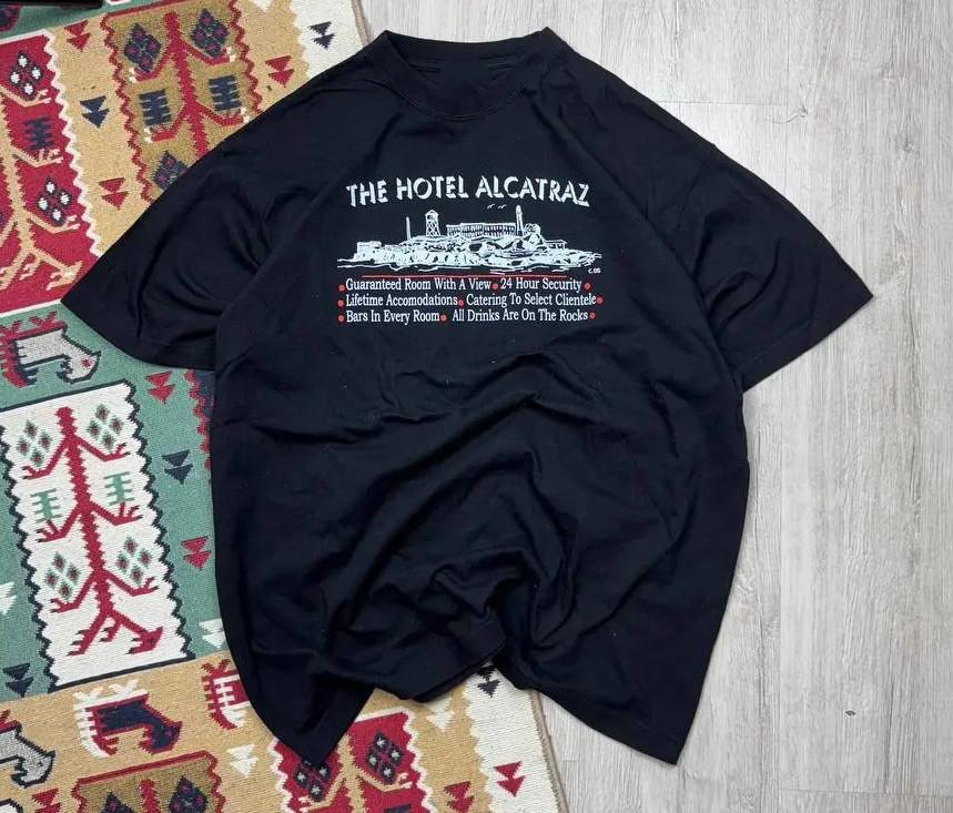 

HOTEL ALCATRAZ THE ROCK SAN FRANCISCO CALIFORNIA T-shirt size S-5XL Unisex T-Shirt S