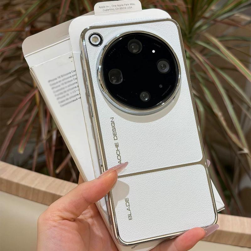 For OPPO Find X9 Ultra Case Magnetic For MagSafe Luxury Leather Electroplating PC Border Phone Cover Shockproof Bumper