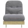Vidaxl Sofa Rozkładana Typu Futon, Z Materacem, 70X206X11 Cm, Sosnowa