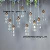 New Luxury 10-Head Crystal Icicle Chandelier for Wedding Stage and Ceiling Decoration