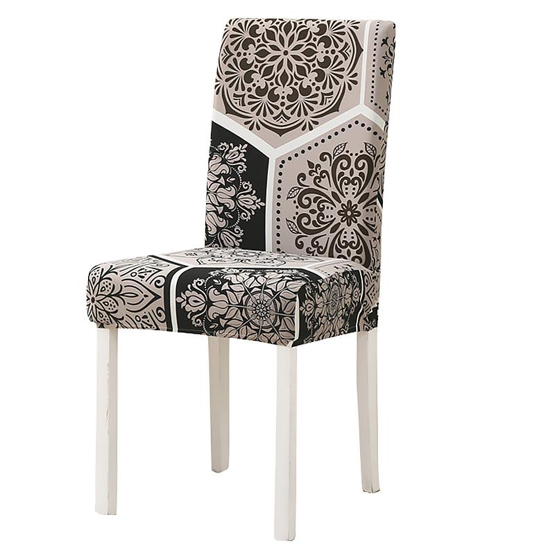 Dining Chair Slipcover,High Stretch Removable Washable Chair Seat Protector Cover for Home Party Kitchen Hotel Wedding Ceremony