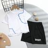 Dubbped Kids Running Clothes Sets Boys Football Jersey Short Sleeve Children Sports Training Uniforms Soccer Jerseys Set