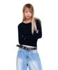 AAKAM Needlework Studded Belt (Brown)