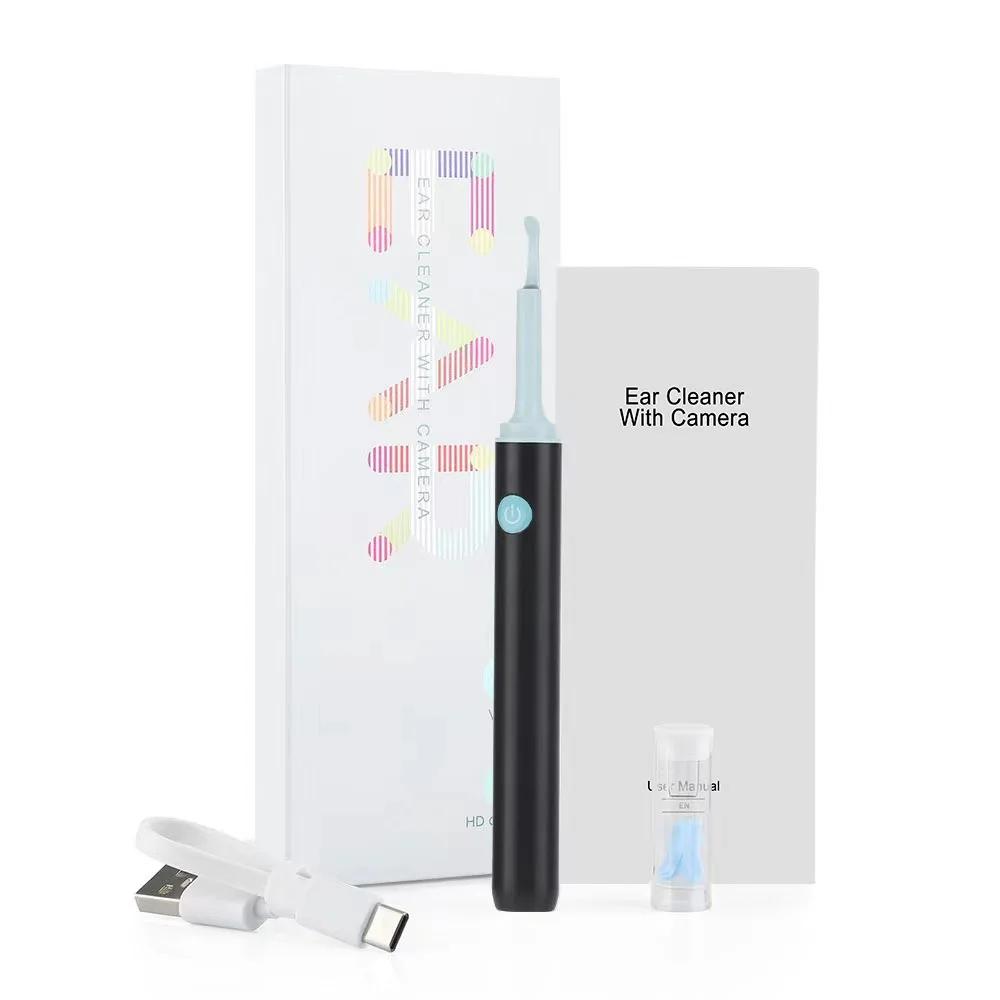

Умный визуальный очиститель ушей с камерой 6 светодиодов 4,0 мм линза инструмент для удаления ушной серы 800W пикселей HD камера ушной эндоскоп ухочистка