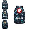 Stilvoller Roblox-Rucksack für Kinder mit lebhaftem Cartoon-Muster und großem Fassungsvermögen