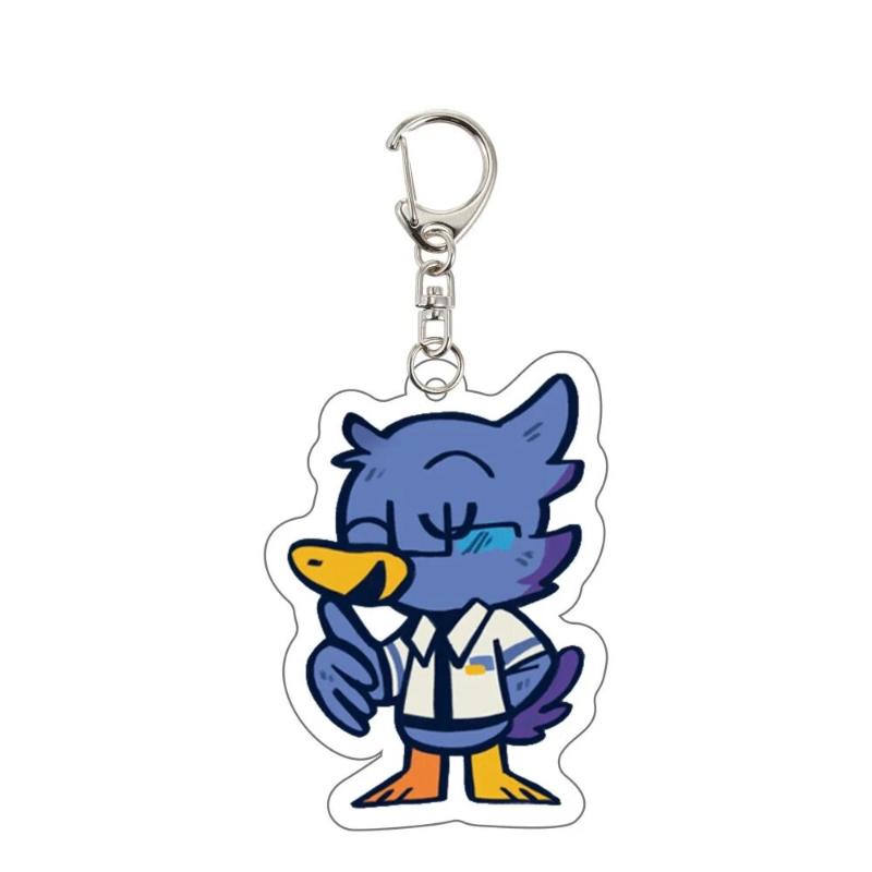 Game Deltarune Susie Kris Berdly Spamton NEO Cosplay Keychain Kawaii Acrylic Keyring Key Chain Bag Accessories Ornament Prop