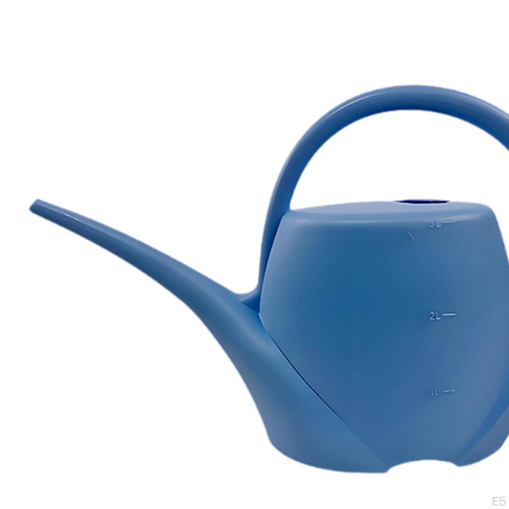 3L Watering Can Long Spout Water Can,Lightweight Sturdy Modern Pot for Indoor Outdoor