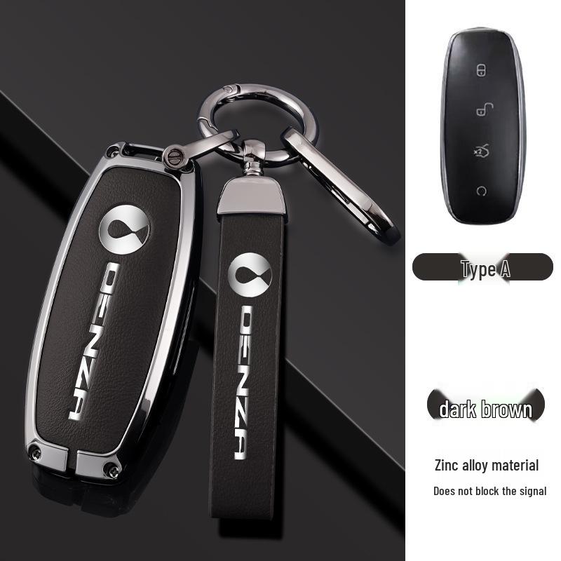 Denza D9 Key Case for 23 Models - High-End N7 N8 Car Remote Control Key Shell & Buckle