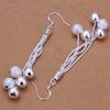 925 Sterling Silver Earring Jewelry Wedding Trendy Fashion Bohemian For Women Elegant Nice Charms Long Hook Party Gifts