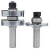 For Woodworking Mortise Cutter Set Adjustable TShaped Router Bit for Precise Slotting in Furniture and Flooring