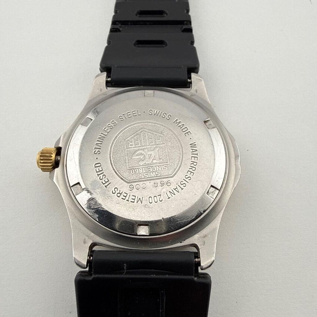 Used TAG HEUER Professional 964.006 Men's Watch Quartz Working Item Battery Replaced [T448]