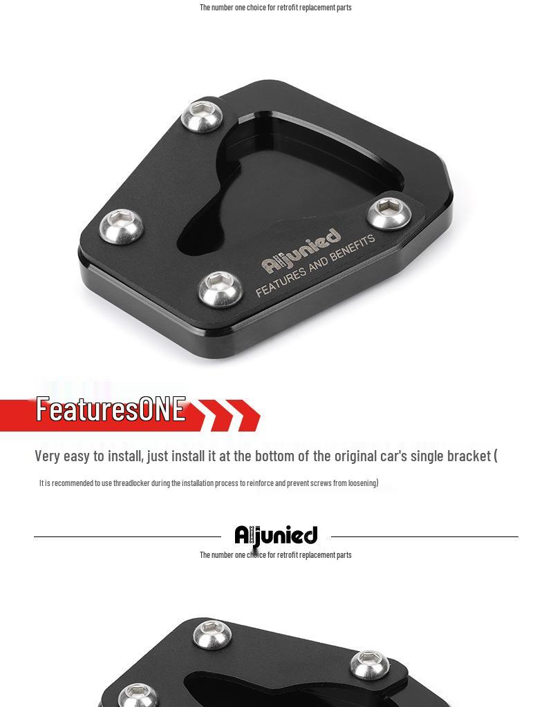 KY 450Rally Side Stand Enlarged Anti-Slip Foot Pad