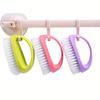 1pc Multifunctional Cleaning Brush, Colorful Egg-Shaped Household Brush, Suitable for Washing Clothes And Shoes