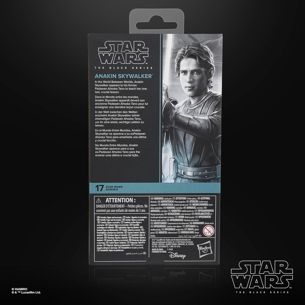 Hasbro Star Wars Black Series Anakin Skywalker and Ahsoka Premium Collection 15cm Action Figure G1556 Authentic