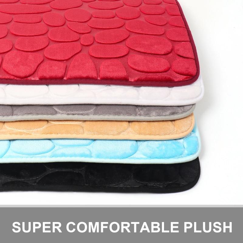 Bathroom Mat Bath Non-slip Carpets In Wash Basin Bathtub Side Floor Rug Shower Room Doormat Memory Foam 3D Pad
