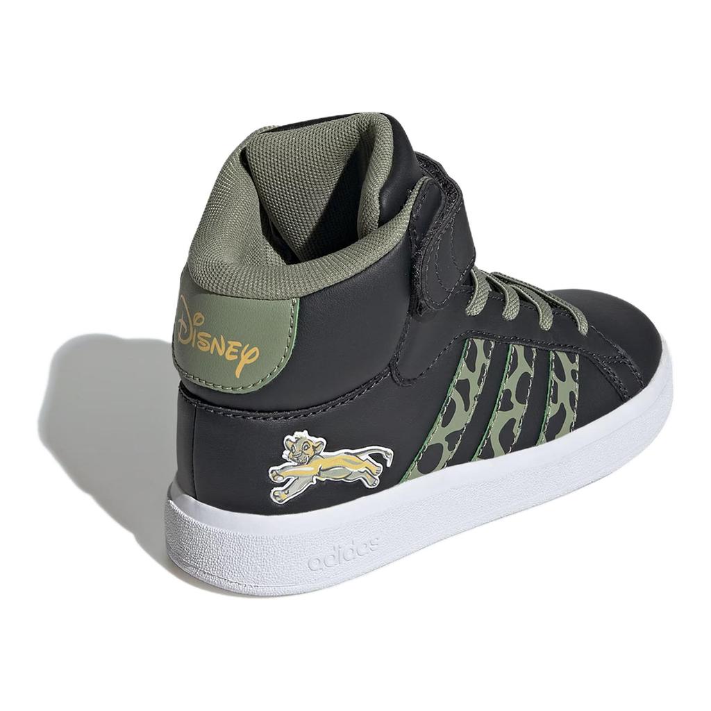 Adidas Disney Lion King Synthetic Leather Fabric Trendy Comfortable Non-Slip Wear-Resistant Mid-Top Kids Skate Shoes Kids Skate Shoes IF4094