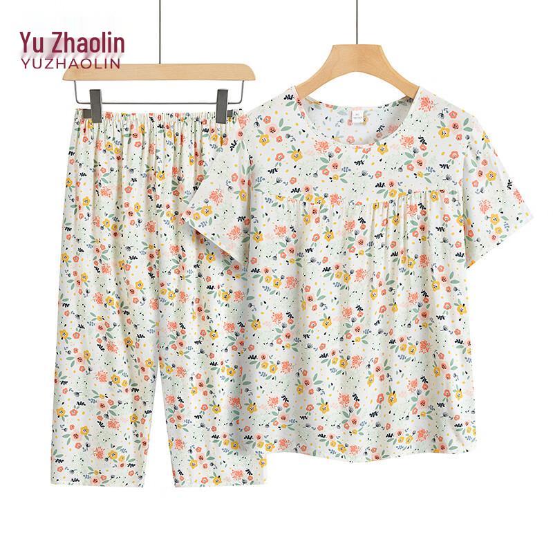 Yuzhaolin Women s Summer Pajama Set XL