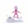 Cute Fun Drift Skiing Man Statue Creative Car Center Console Decoration Office Desktop Statue Decor Ornaments Car Interior