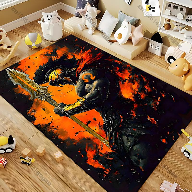 

15 Size Warrior Large Carpet Living Room Home Decor Sofa Table Rug Anti Slip Chair Lounge Floor Mat Carpet for Bedroom 40x60cm
