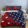 American Flag Star Bedding Set Bedding Duvet Cover Set Duvet Cover Pillowcases (1 * Duvet Cover 2 * Pillowcases, Without Duvet Insert)