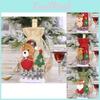 Cozy Burlap Christmas Wine Bottle Cover With Snowy Snowman And Drawstring Closure