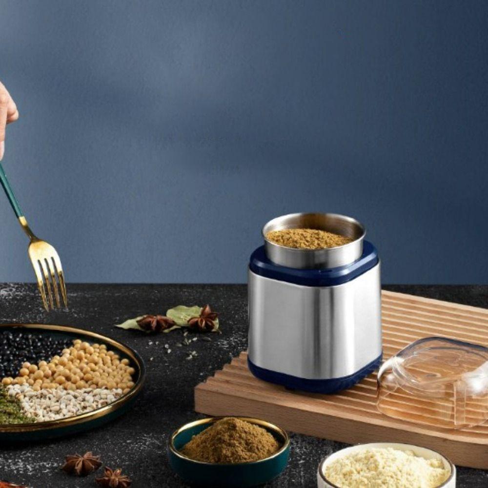 304 Stainless Steel Electric Coffee Grinder Press Type Grain Grinding Machine Bean