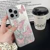 High-end Pink Butterfly-feather Fabric Phone Case, Suitable for iPhone 17, 16, 15, Plus, Pro, Max Series Phones - Can Be Used As
