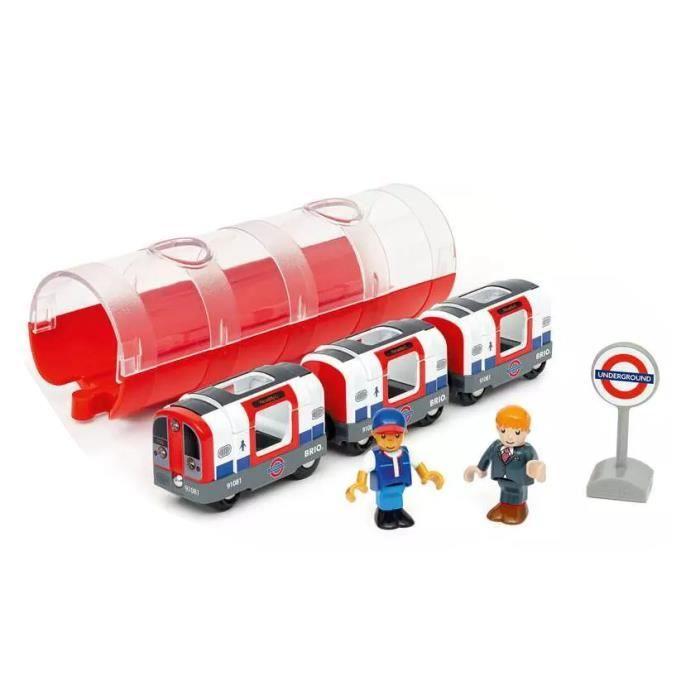 Tren - BRIO - WORLD-36085 - Metro de Londres - Con Luz - 2 Personajes
