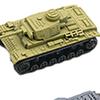 8 Pieces DIY 1/144 Tank Model Toy Collection for Children Multipurpose Assembly