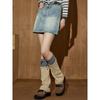 Coolhut Autumn and Winter Hot Girl Retro New High-Waisted Versatile Anti-Exposure Denim Short Skirt Slimming Hip-Hugging Skirt