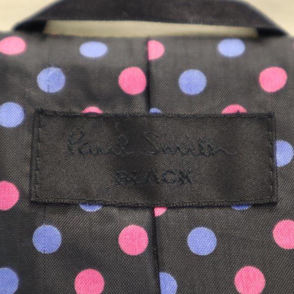 Paul Smith Black Made in Japan Stainless collar coat 40 BLACK WAIST BELT Women Used