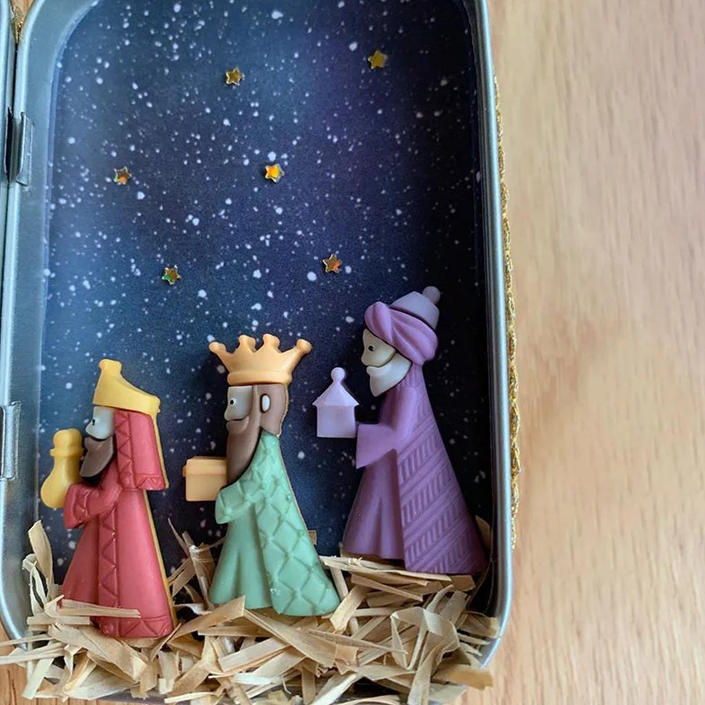 Christmas Birth Box Desktop Decoration