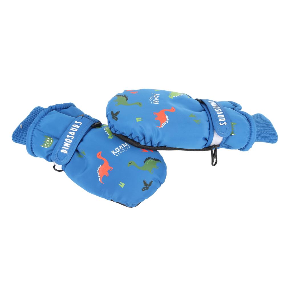 Kids Mittens Cartoon Winter Windproof Waterproof Gloves Non Slip Gloves Thick Fleece Lined Warm Ski Gloves Gifts for