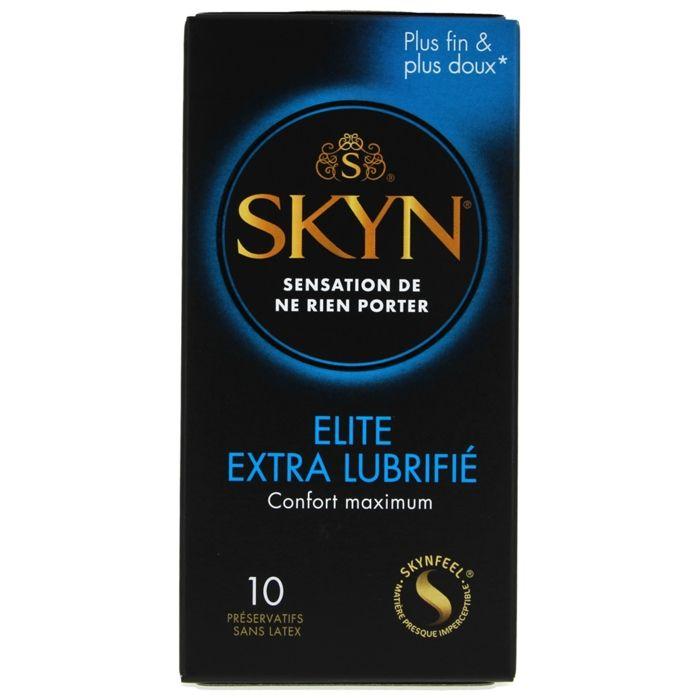 Preservatifs Skyn Elite Extra Lubrifié - Boite 10 Préservatifs