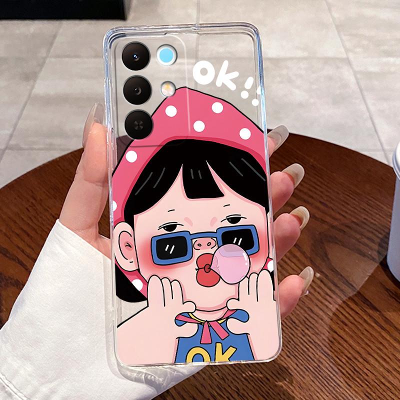 Casing For Realme 15X 5G RMX5250 / C85 5G RMX5253 Case Aesthetic Cute Cat Astronaut Soft Silicone Cover Transparent Phone Case