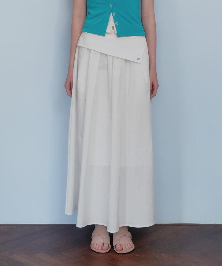 Teuwi Bemoon Wrap Layered Long Skirt