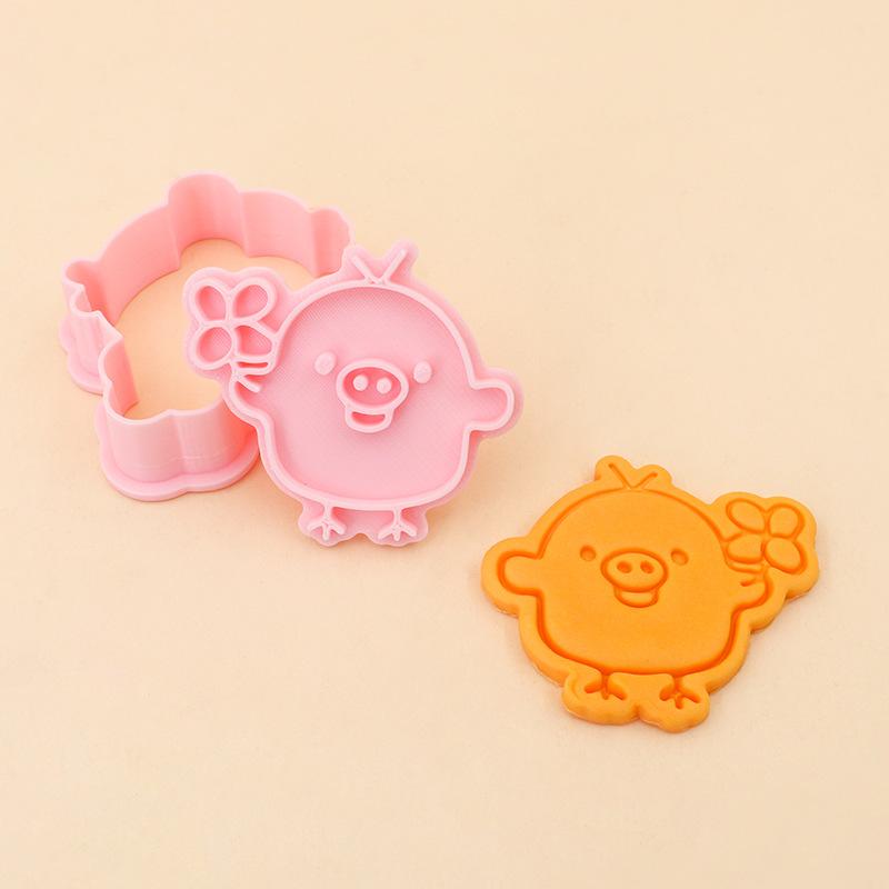 

Cartoon Bear Cookie Cutter Set Relaxing Bear Cake Decorating Mold Baking Tools Home Kitchen Accessories for DIY Biscuit Pastry