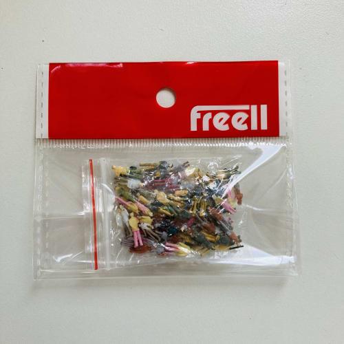 Freell N Gauge 1/150 Miniature Figures, Random Set of 100, for Railway Models, Dioramas, and Diorama Designs, Standing and Sitting Poses, Layouts, and