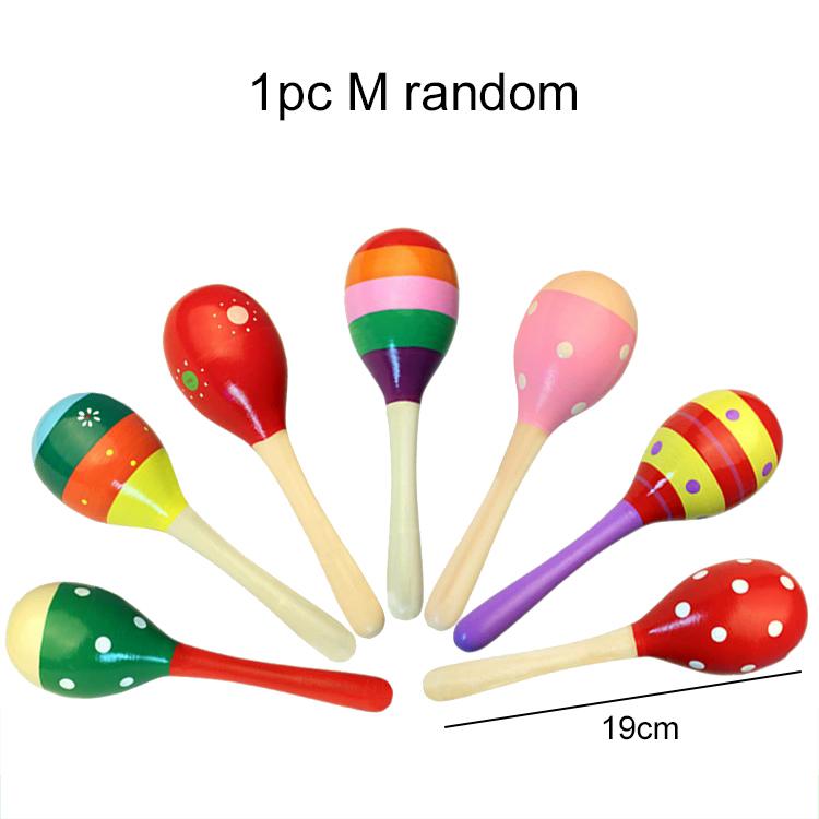 1/2pcs Colorful Wooden Maracas School Music Teaching Tools Student Classroom Rewards Party Favors Festival Birthday Gift TMZ