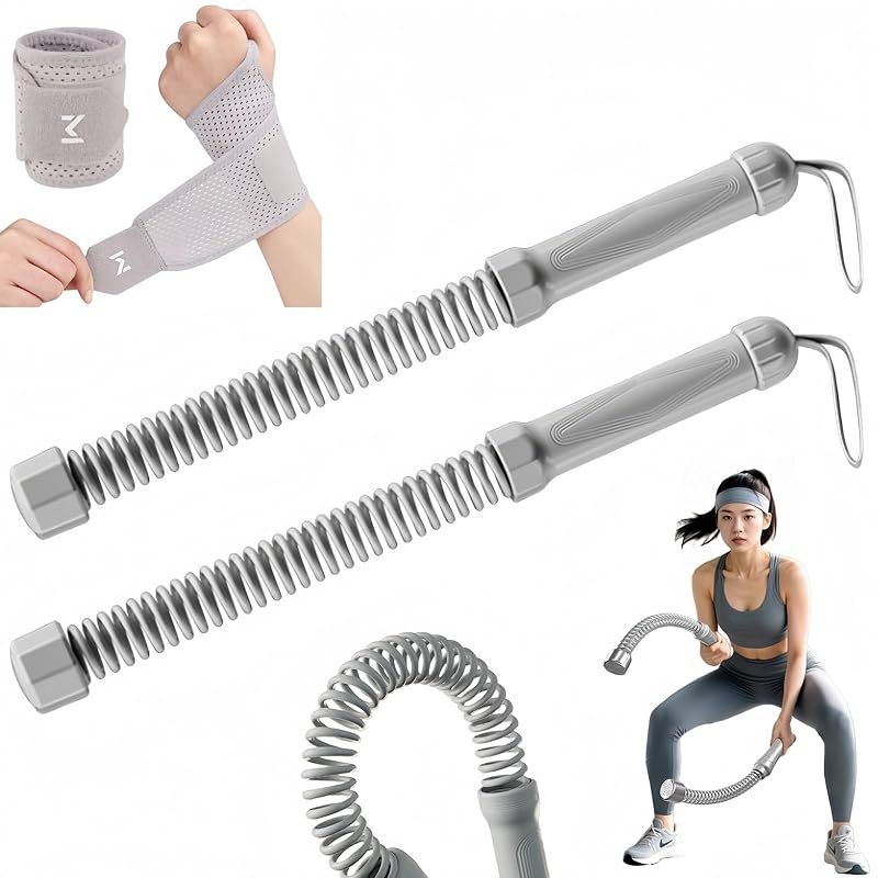 Ropeless Battle Rope [2026 Upgraded  Reinforced Version with Wrist Wraps] Portable Cordless Training Rope, Strength Training Equipment, Powerful,