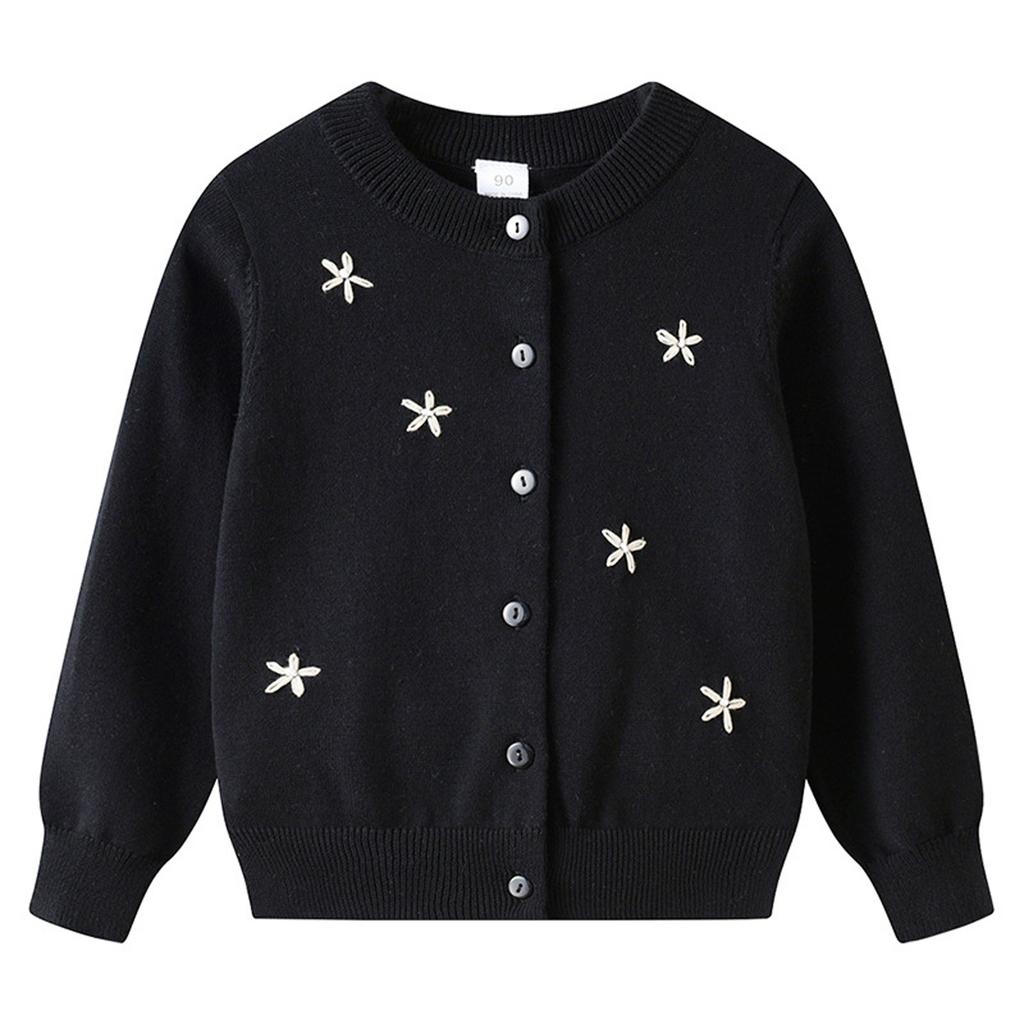 Children's Fashion Casual Cardigan Knitted Long Sleeve Top