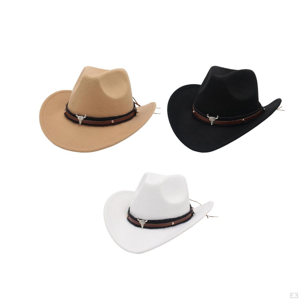 Chapeau De Cowboy Homme Chapeau De Cowboy Occidental Classique Pour Les Hommes De Cow Girl J 819734