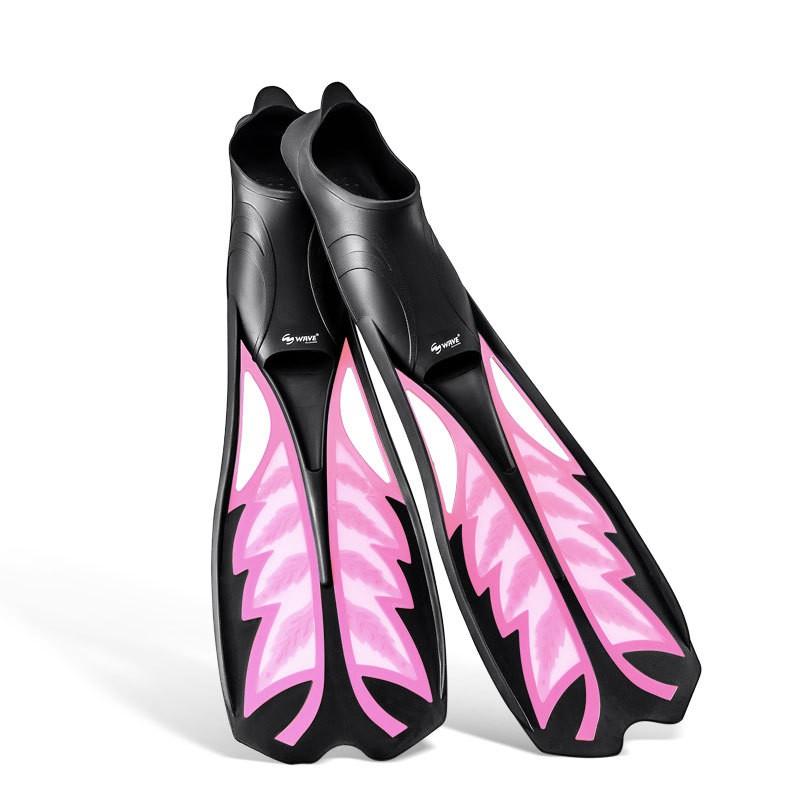 Adult Open Heel Swim Fins Freediving Training Snorkeling Swimming TPR Material Adjustable Size S M L