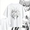 2026 Anime EVA Lingbo Seraph Printed High-Quality Pure Cotton Short-Sleeve Top Summer Family-Matching Casual Tee Streetwear