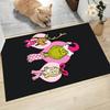 Grinch Freunde Teppich Teppich Weich Waschbar Rutschfest Zuhause Wohnzimmer Sofamatten Personalisierter Weihnachtsteppich