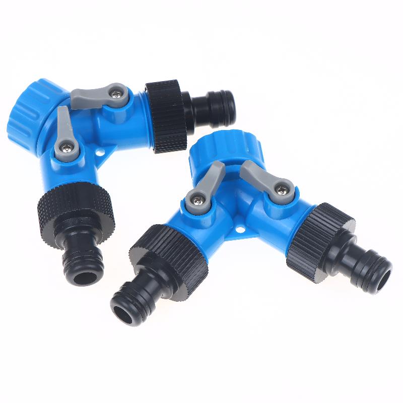 

3/4 Female Thread Shunt Valve Y-Shaped Connector Faucet Water Splitter Irrigation Hose Adapter For Garden Irrigation System