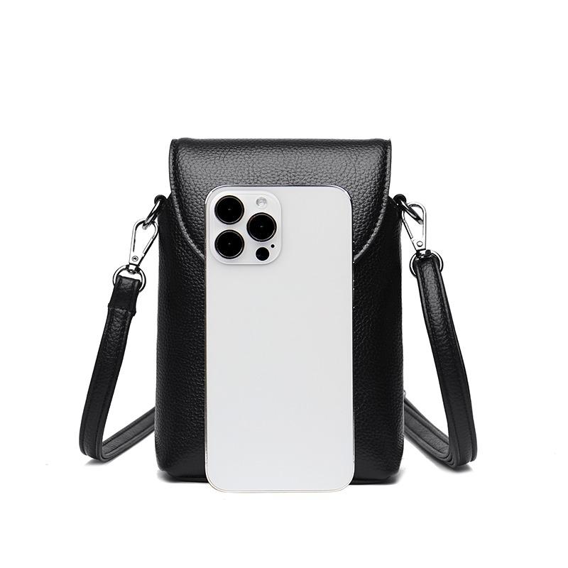 Fashion Small Shoulder Bag for Smartphone Ladies Mobile Phone Bag Zipper Flap Famous Brand Soft Leather Crossbody Bags for Women